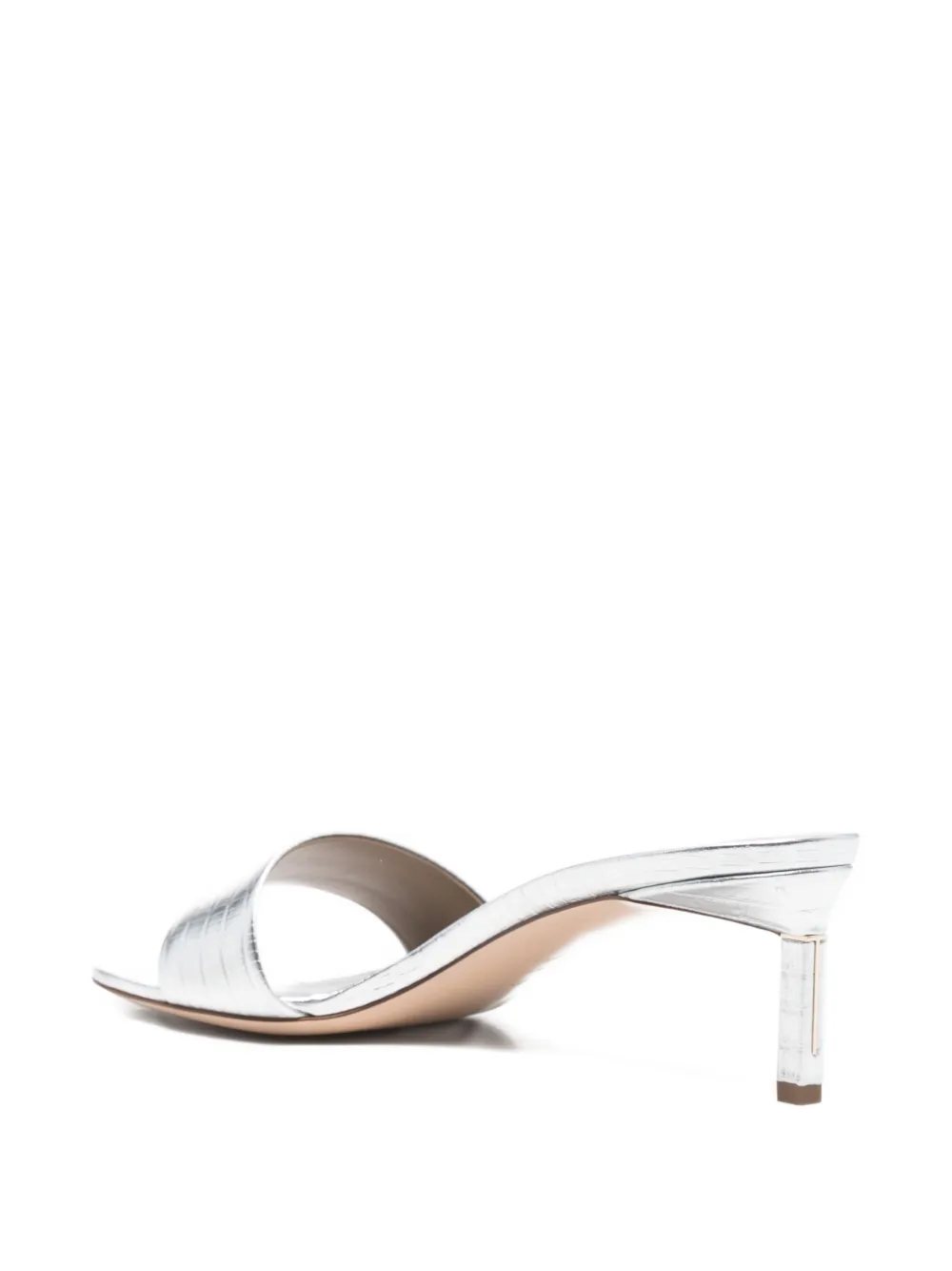 TOM FORD Sandalen met metallic afwerking Zilver