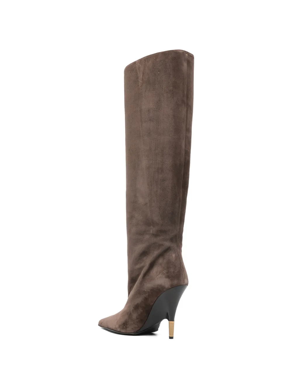 KHAITE Bella knee-high boots Bruin