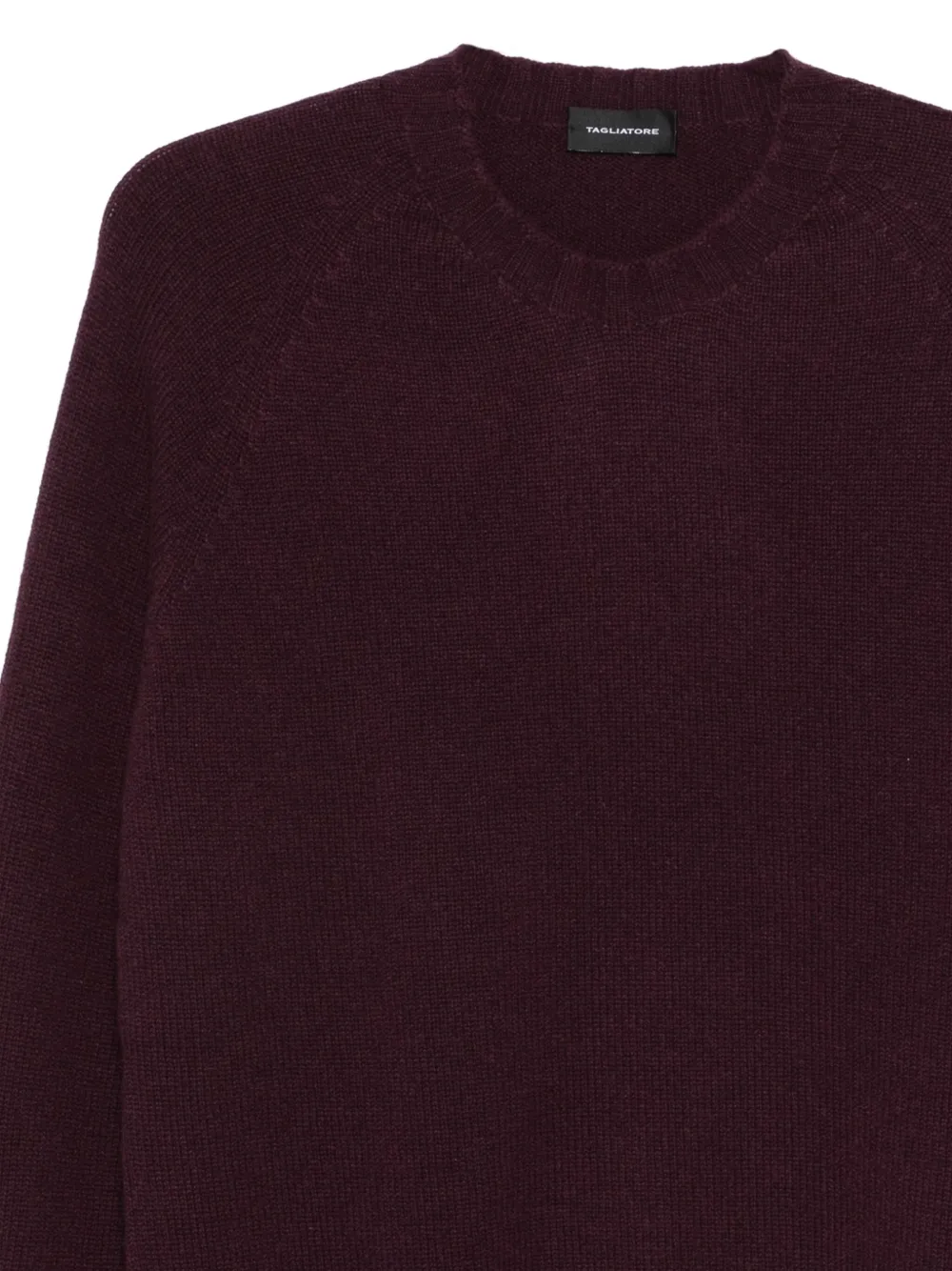 Tagliatore Sweater met ronde hals Rood
