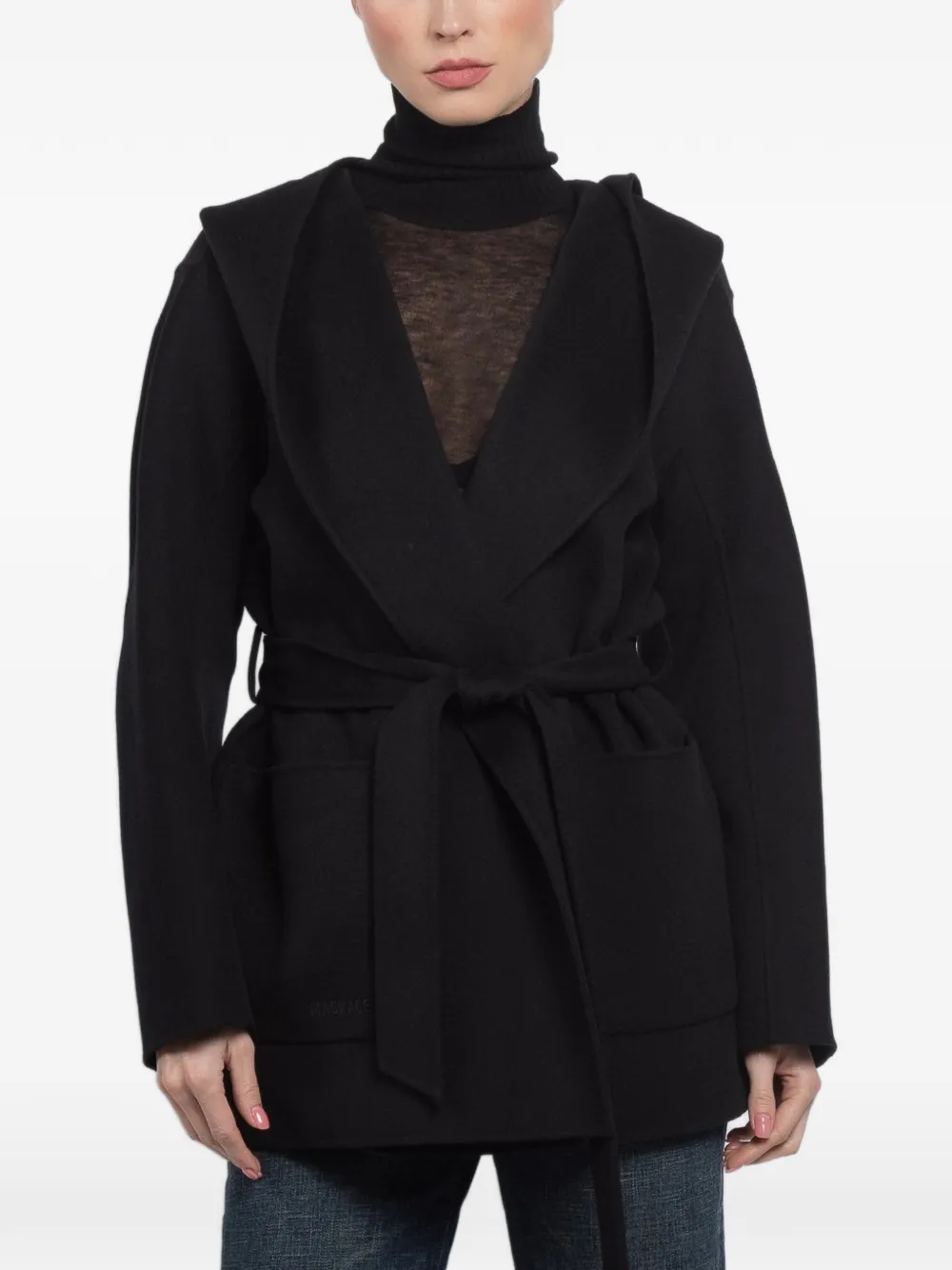 Mackage Paya hooded belted coat - Nero