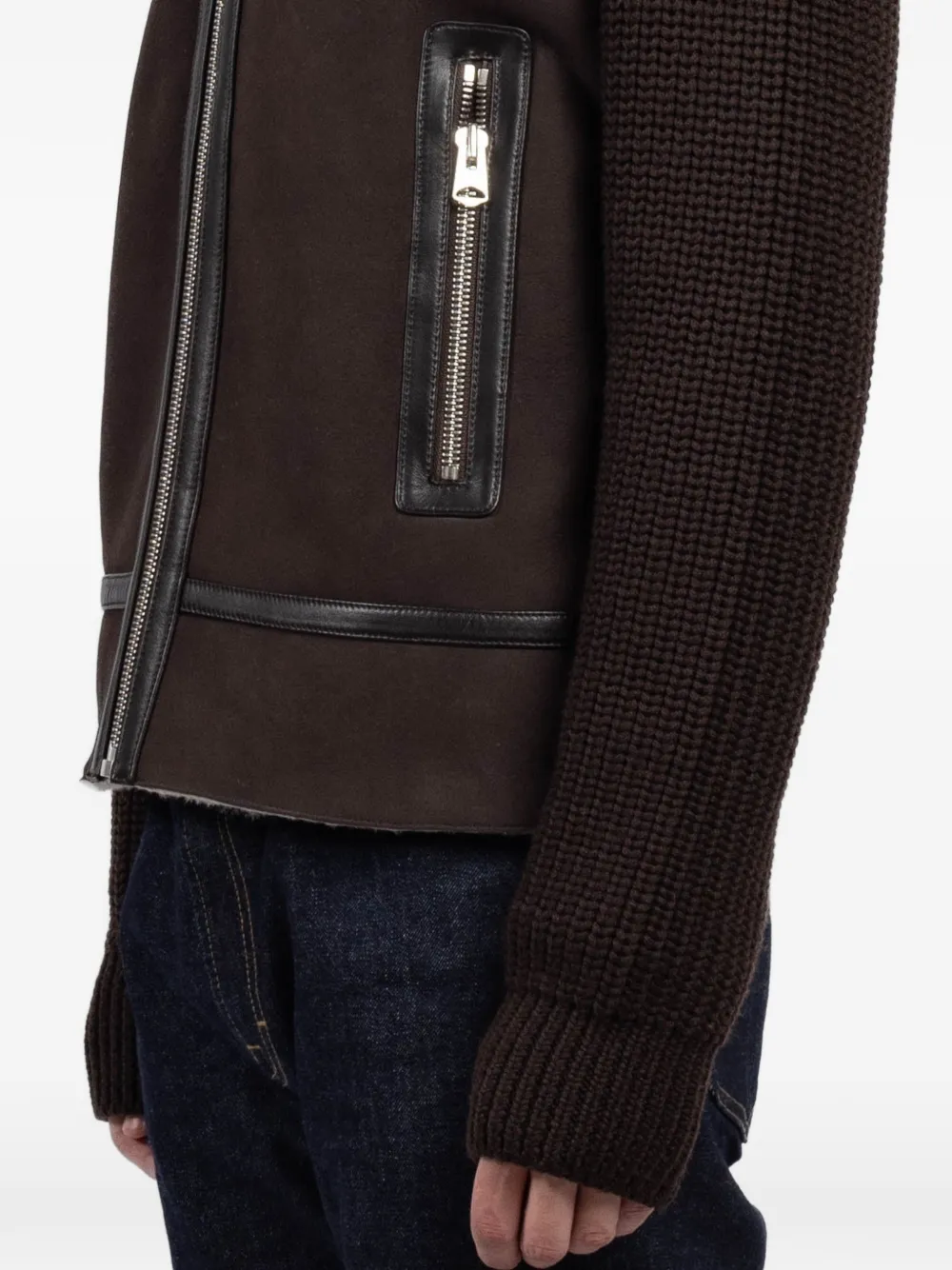 Mackage Jonathan jack met rits Bruin