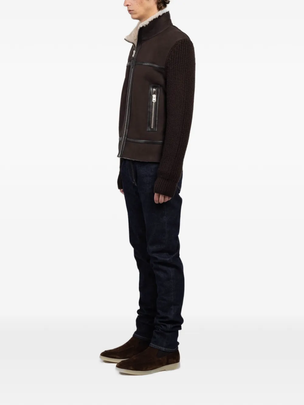 Mackage Jonathan jack met rits Bruin