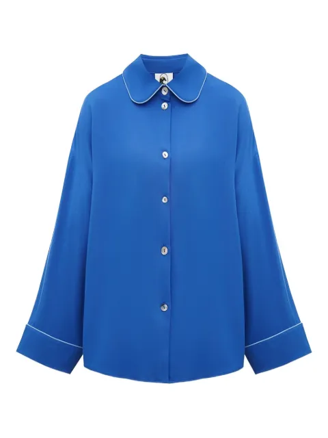 Sleeper Pastelle Oversized Shirt in Dusk Blue