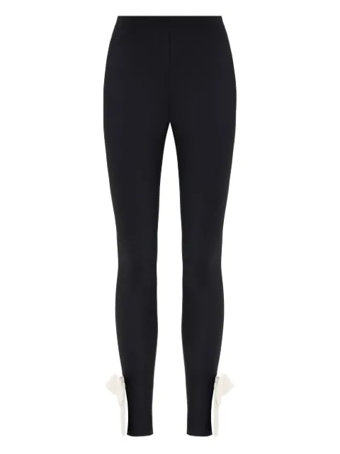 Sleeper Lola Leggings with Bow Detail in White