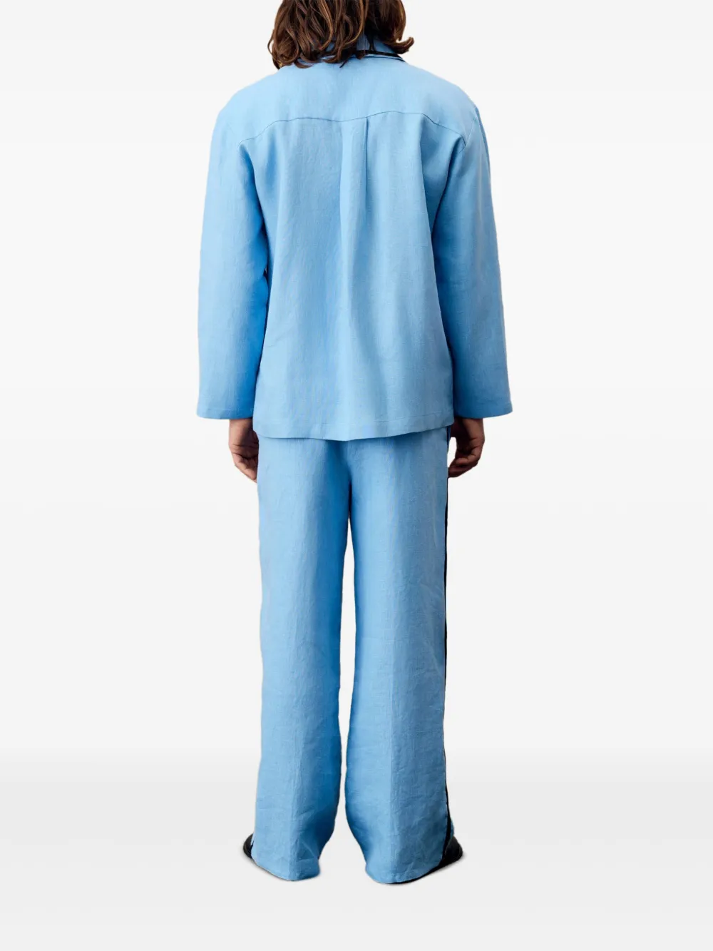 Sleeper Paros linen pajama trousers | Straight-Leg Pants | Image 2