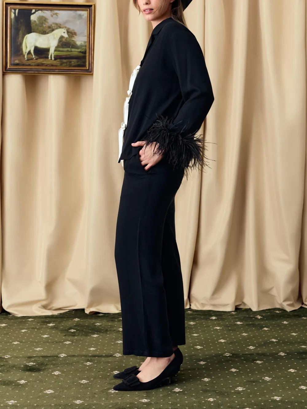 Sleeper The Bow pyjama Zwart