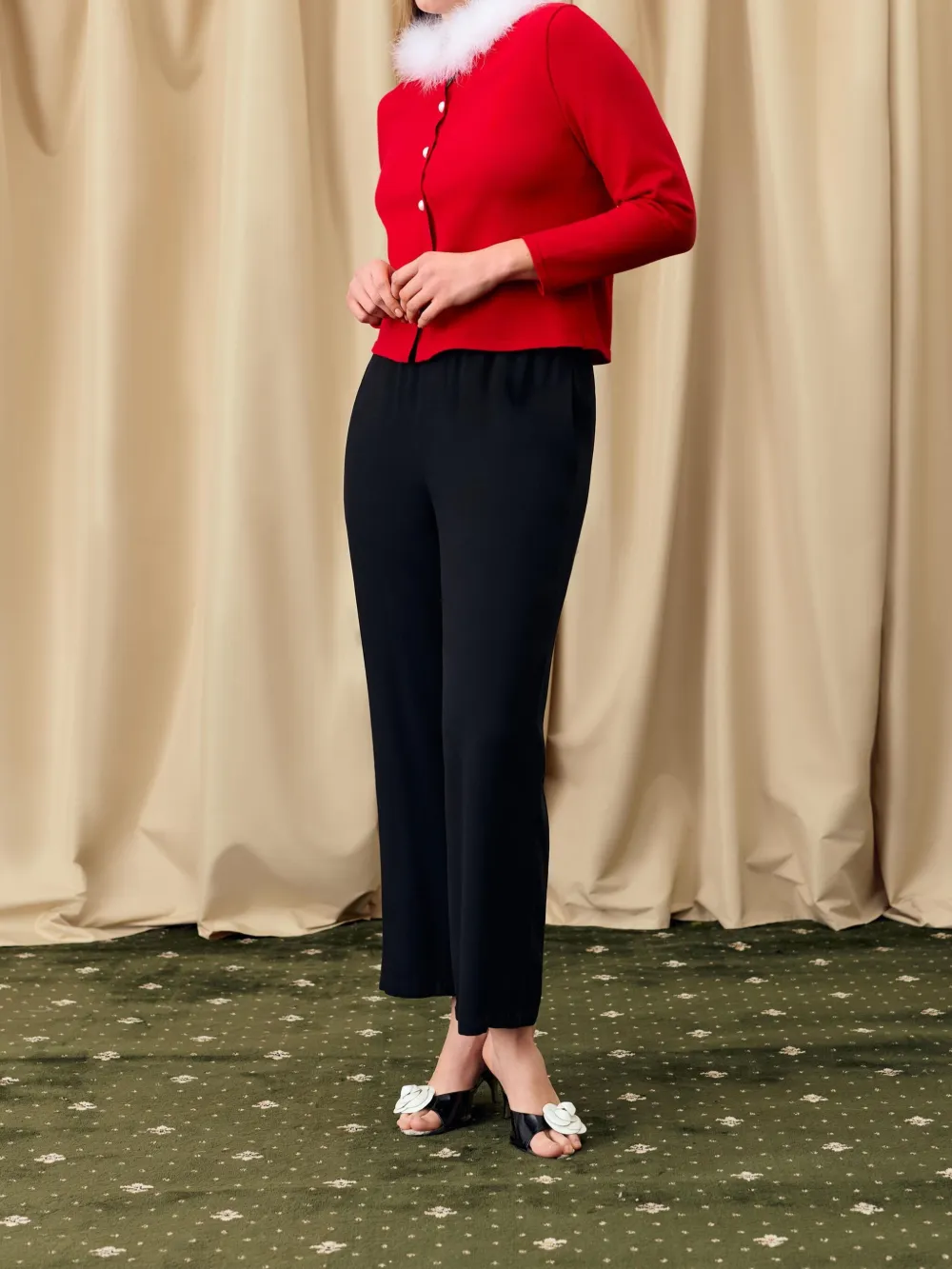 Sleeper Miss Kitty vest Rood