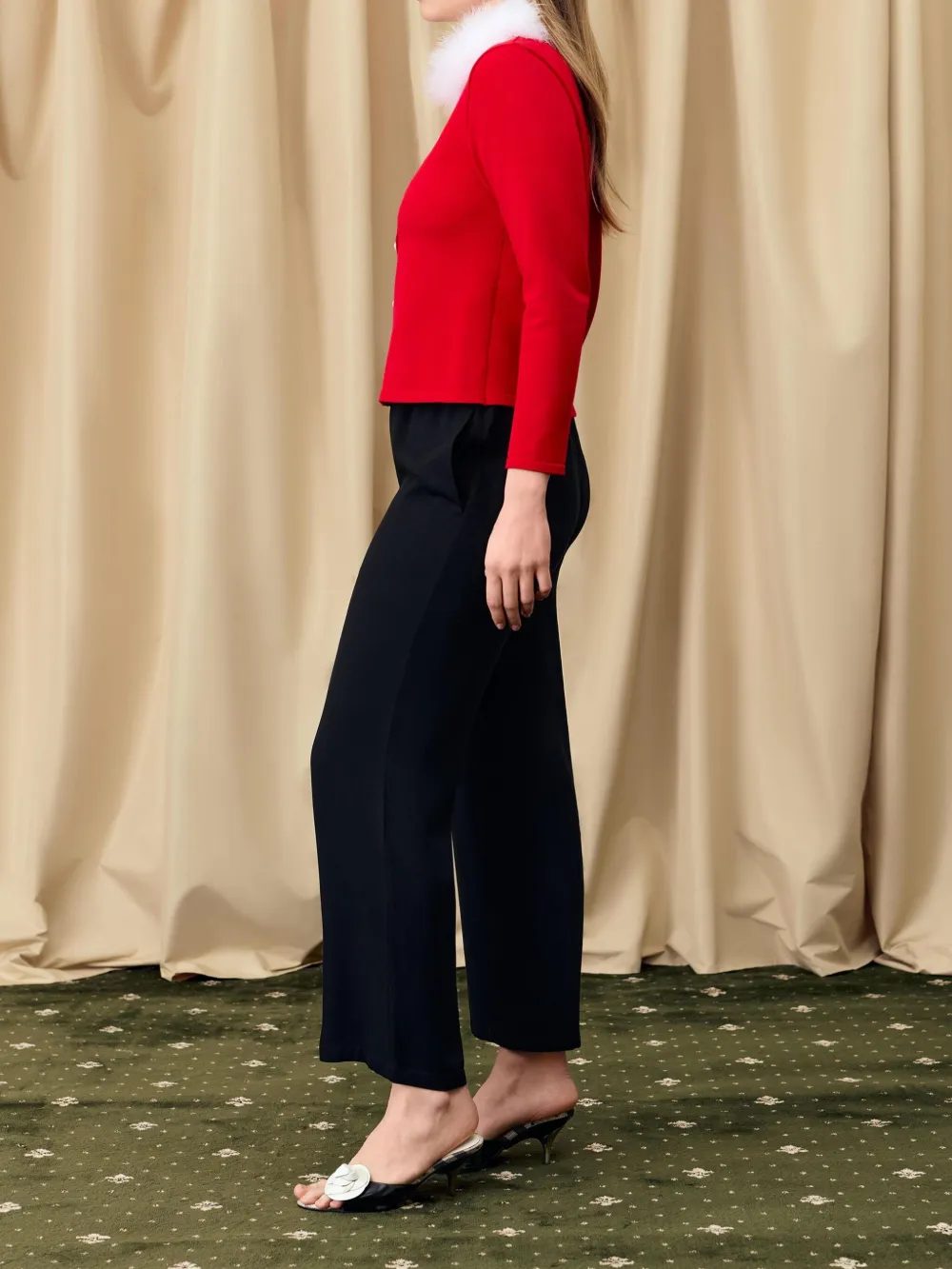 Sleeper Miss Kitty vest Rood