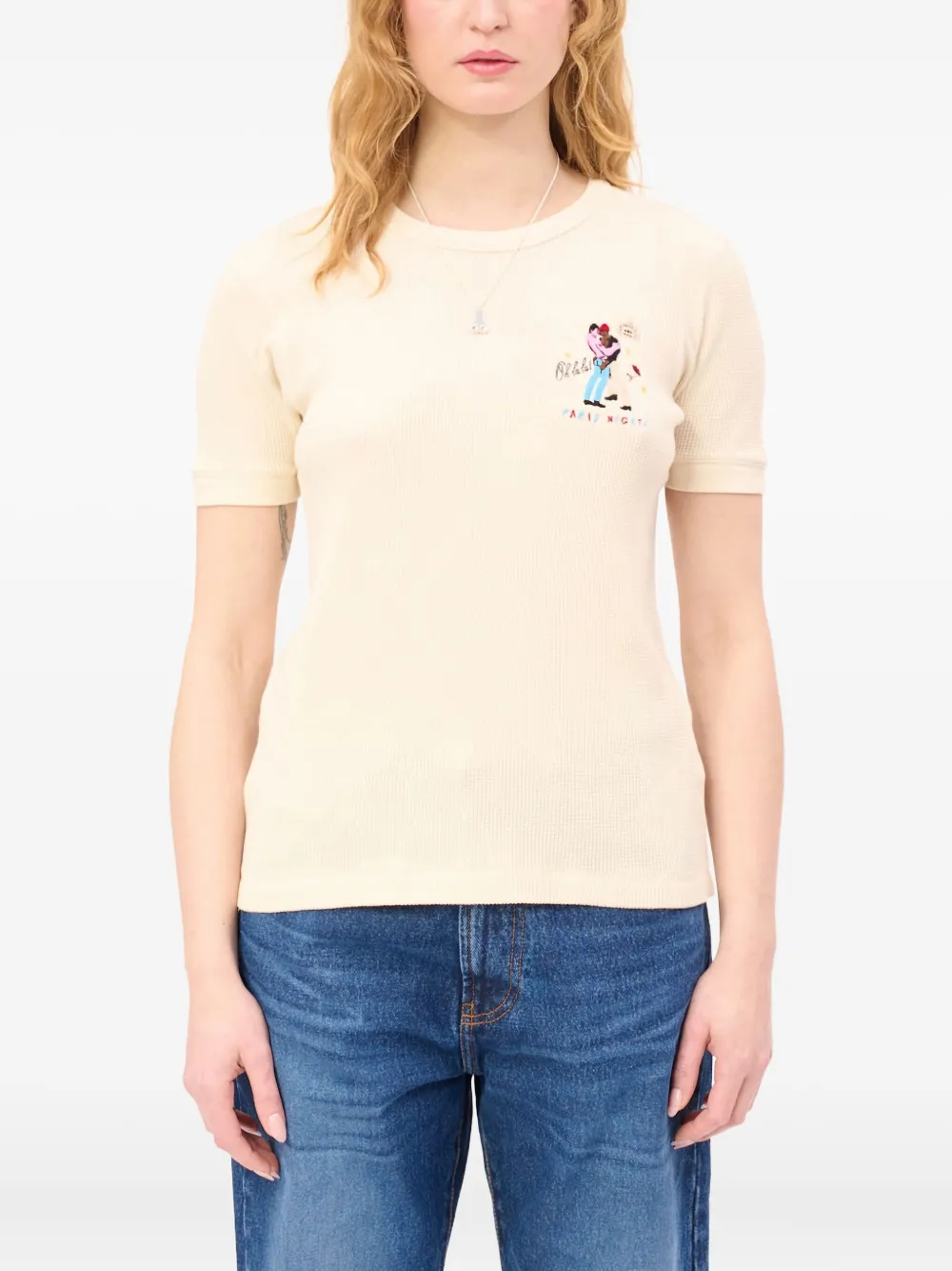 CARNE BOLLENTE embroidered Paris Nights delights T-shirt | T-Shirts | Image 2