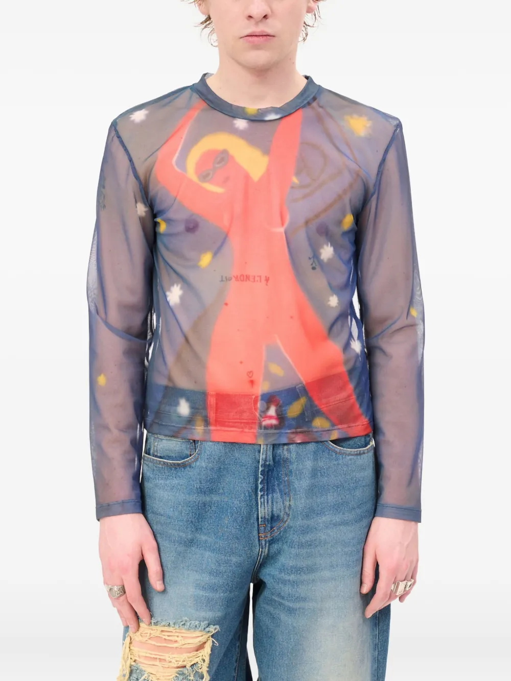 CARNE BOLLENTE mesh they call her carmen top | T-Shirts | Image 2