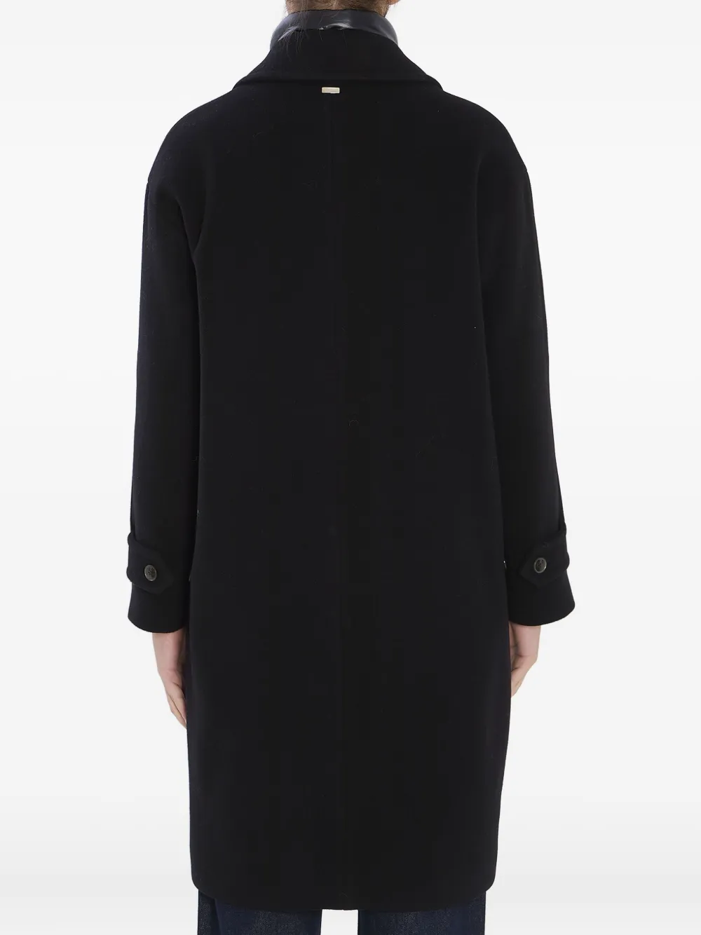 Herno Mantel van wolblend 9300|Black