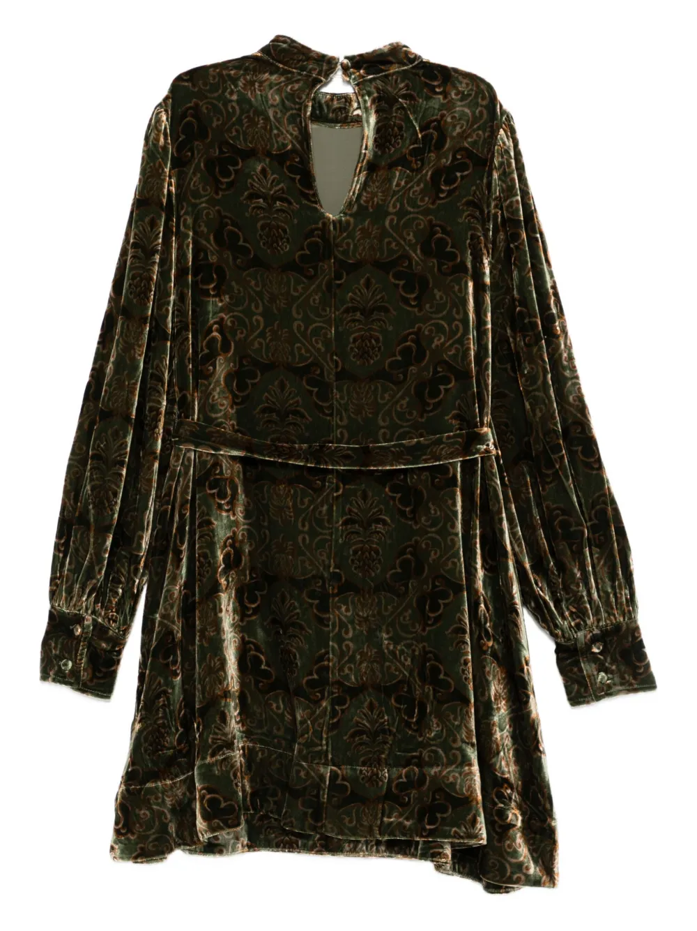 Barbour x Farm Rio Ana Clara mini dress - Groen
