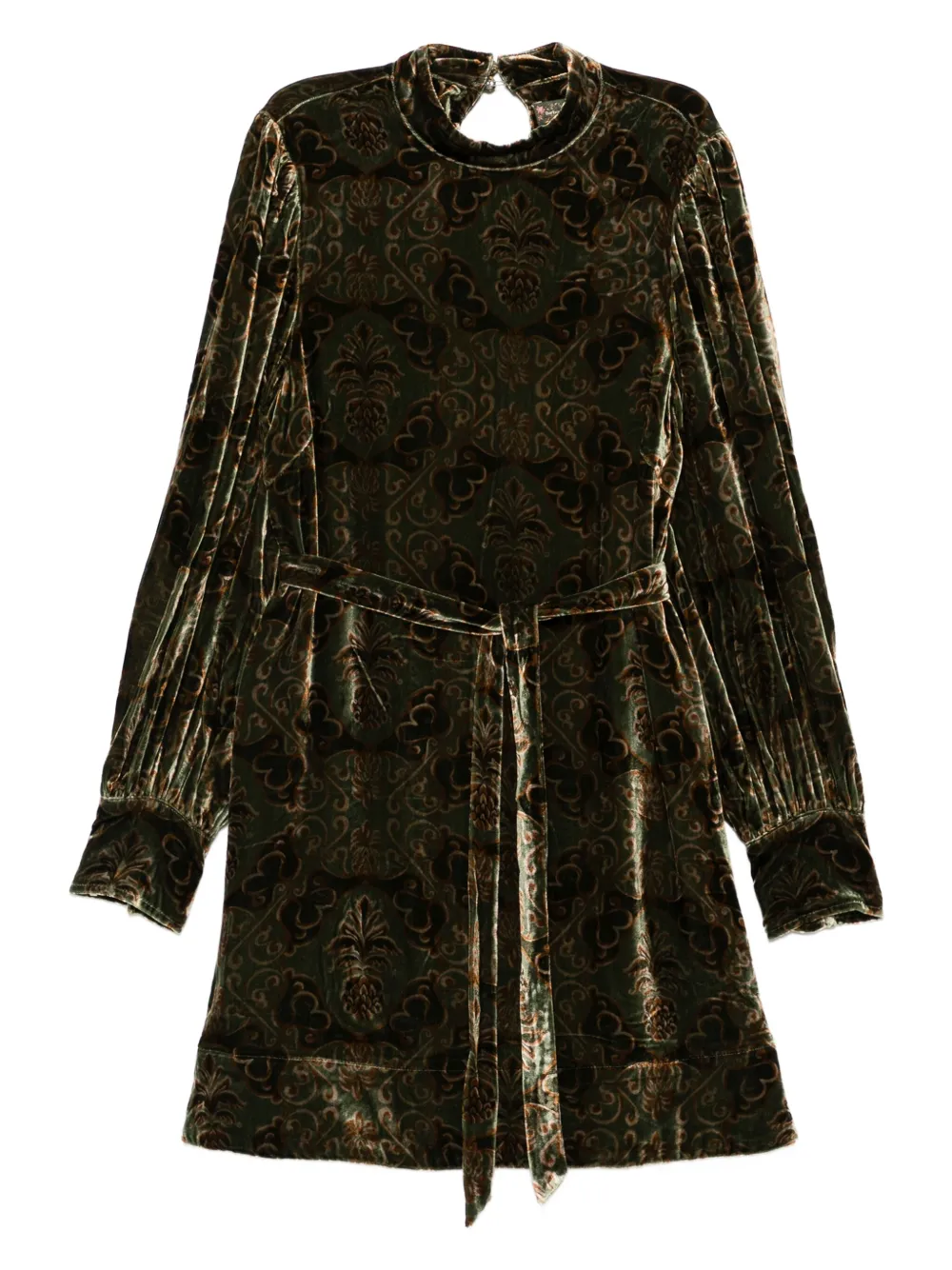 Barbour x Farm Rio Ana Clara ミニドレス - グリーン Barbour x Farm Rio Ana Clara ミニドレス - グリーン