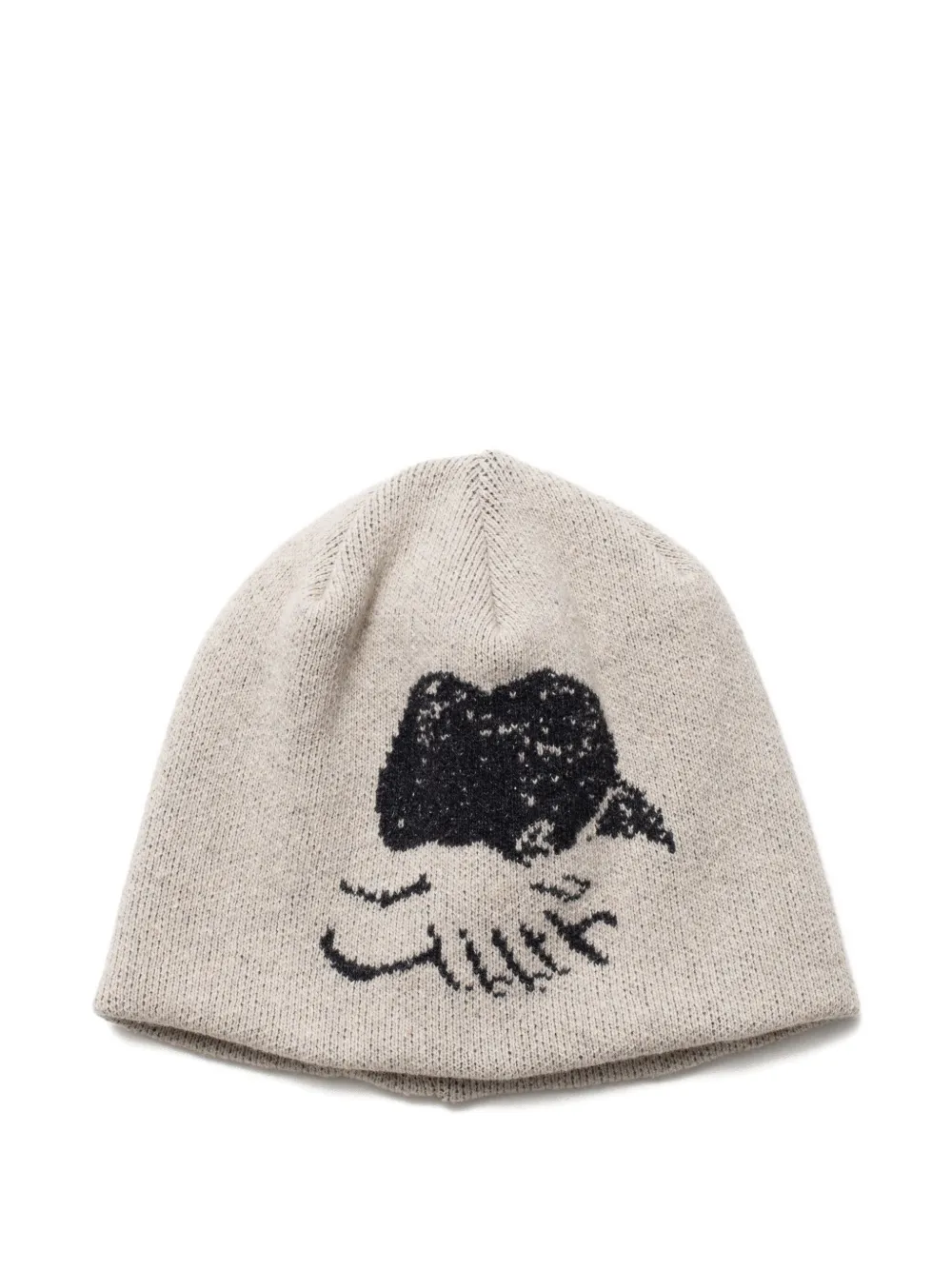 Carne Bollente Head Meets Heart Beanie In Gray