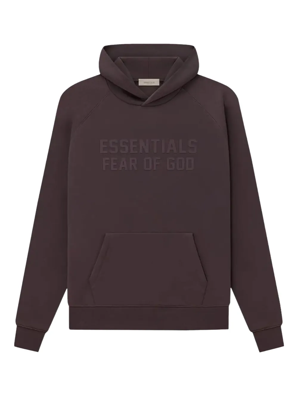 FEAR OF GOD ESSENTIALS KIDS logo-detail hoodie | Brown | Image 1
