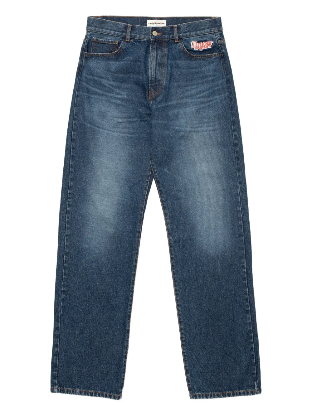 CARNE BOLLENTE heart pocket Back Pocket Pleasures denim | Blue | Image 1