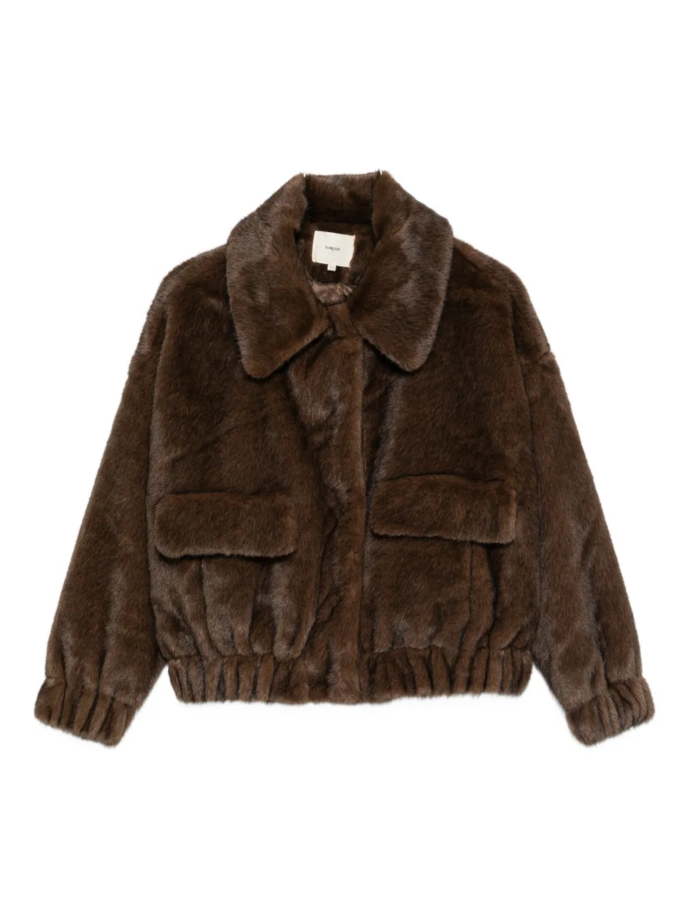 suncoo faux-fur coat | Brown | Image 1
