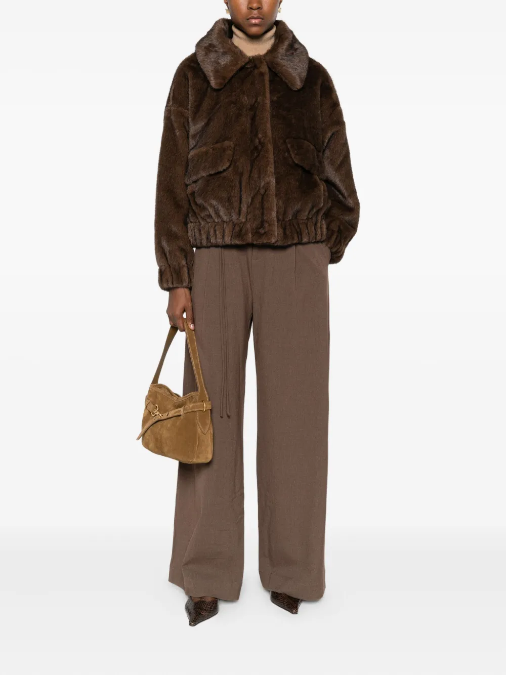 suncoo faux-fur coat | Faux Fur & Shearling Coats | Image 2