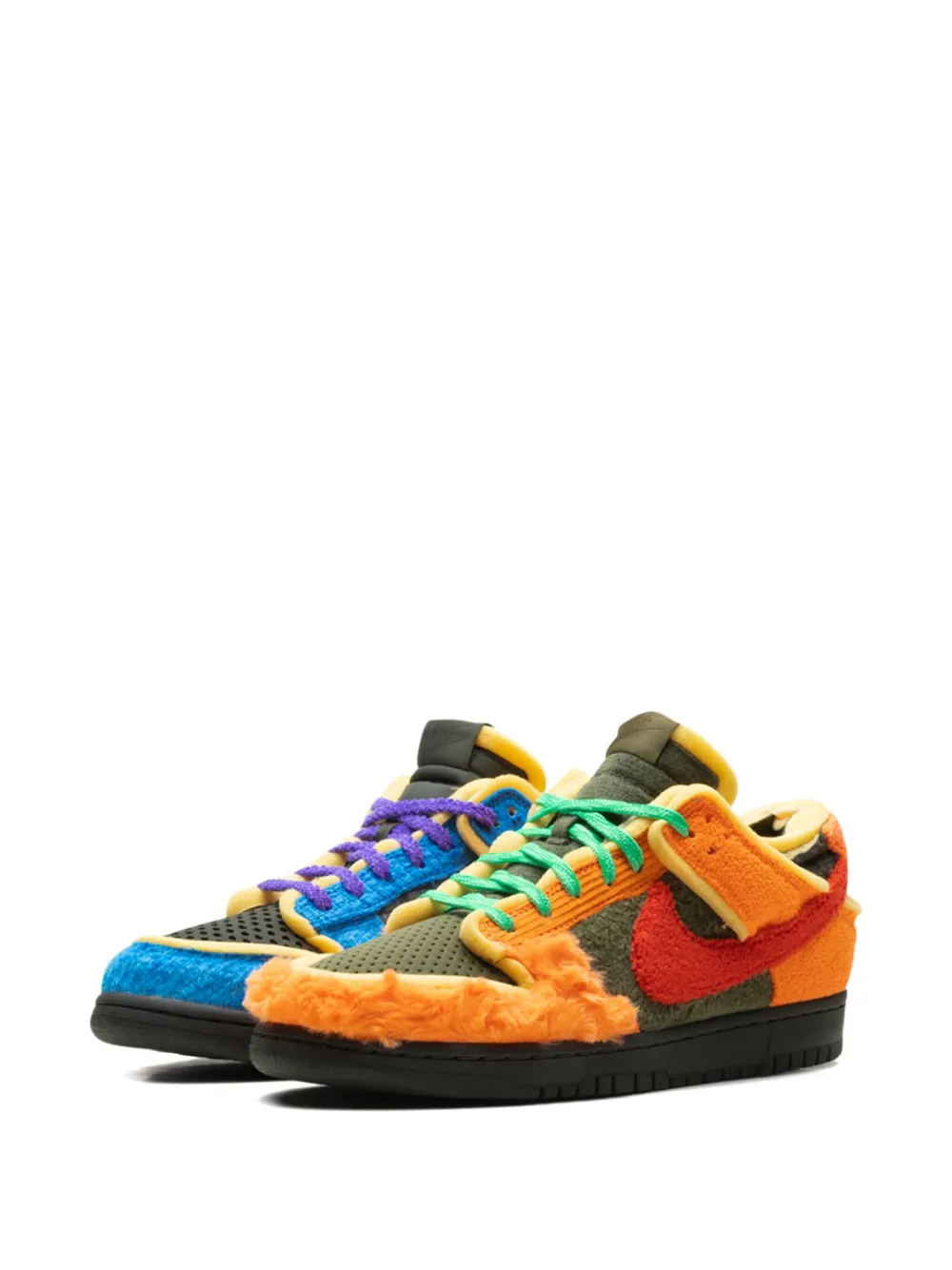 Nike x CPFM "Swamp Sponge" Dunk Low sneakers Blauw