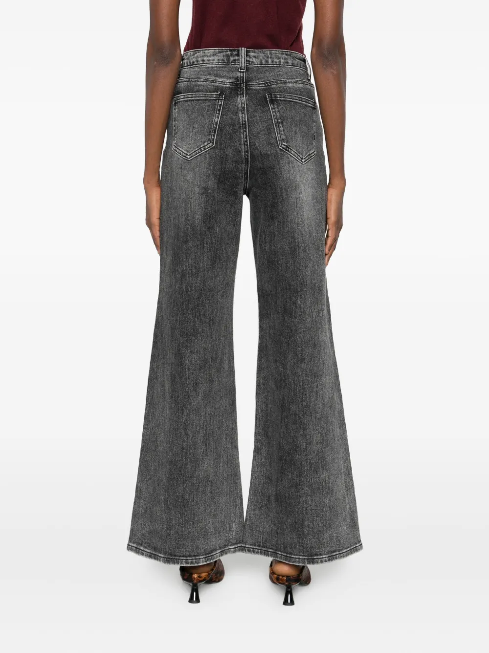 Suncoo Panelled Trousers In Gray