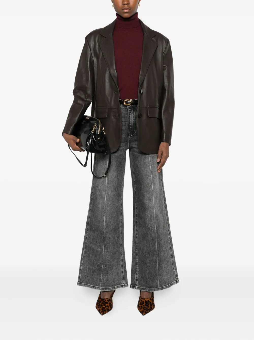 Suncoo Panelled Trousers In Gray