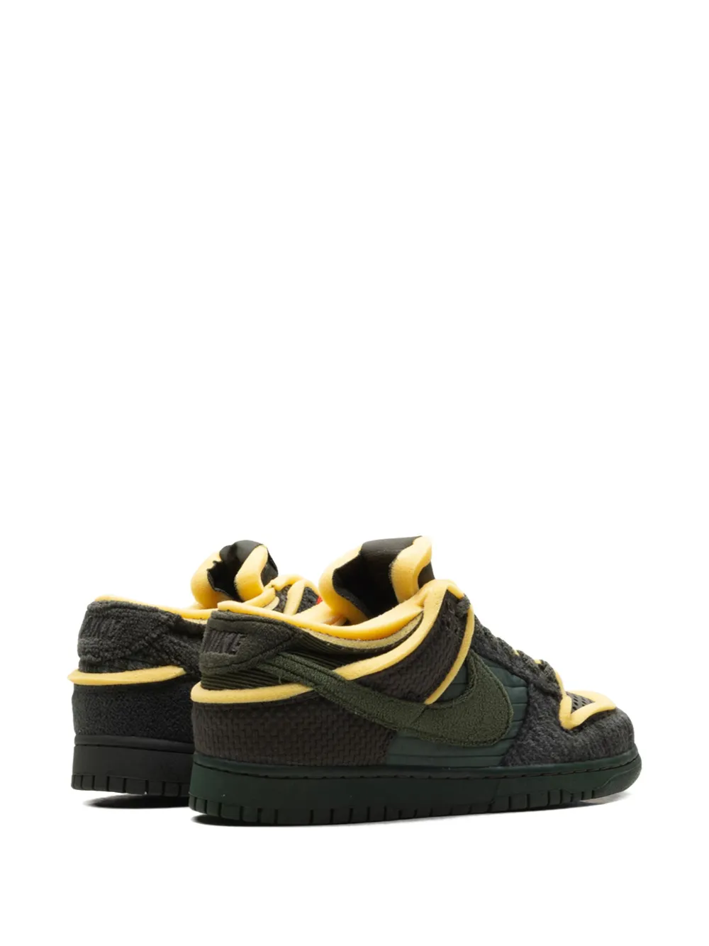 Nike Dunk Low sneakers met textuur Groen