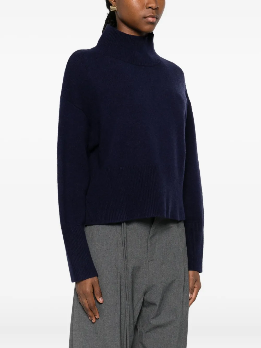 Suncoo High-neck Sweatshirt In Blue