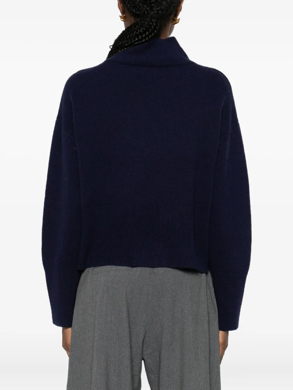 Suncoo High-neck Sweatshirt In Blue