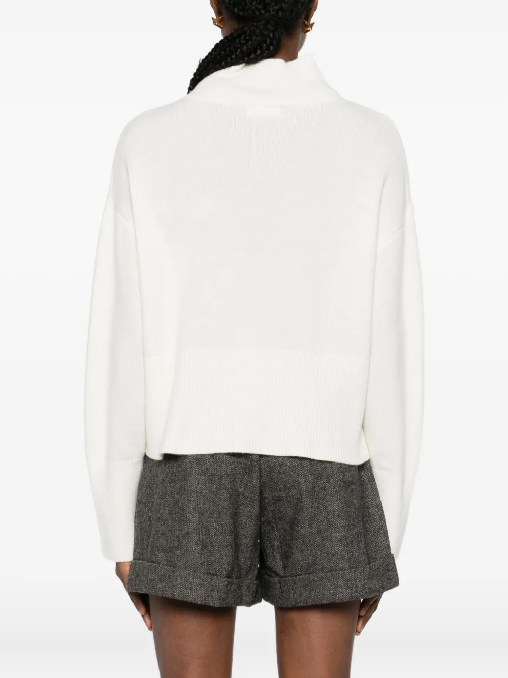 suncoo Trui met hoge hals Wit