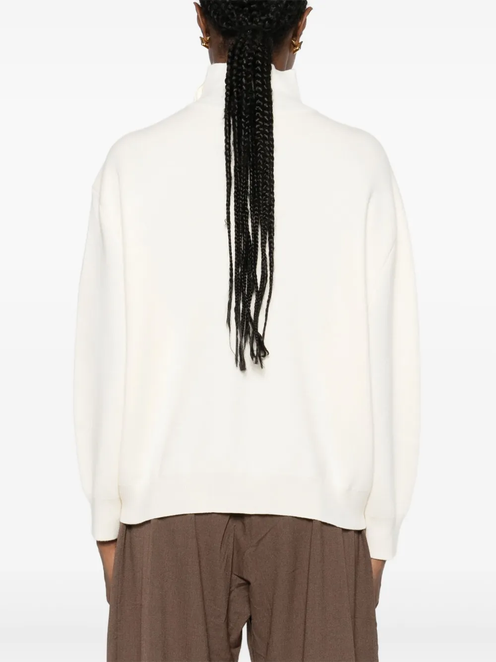 suncoo Katoenen trui Beige