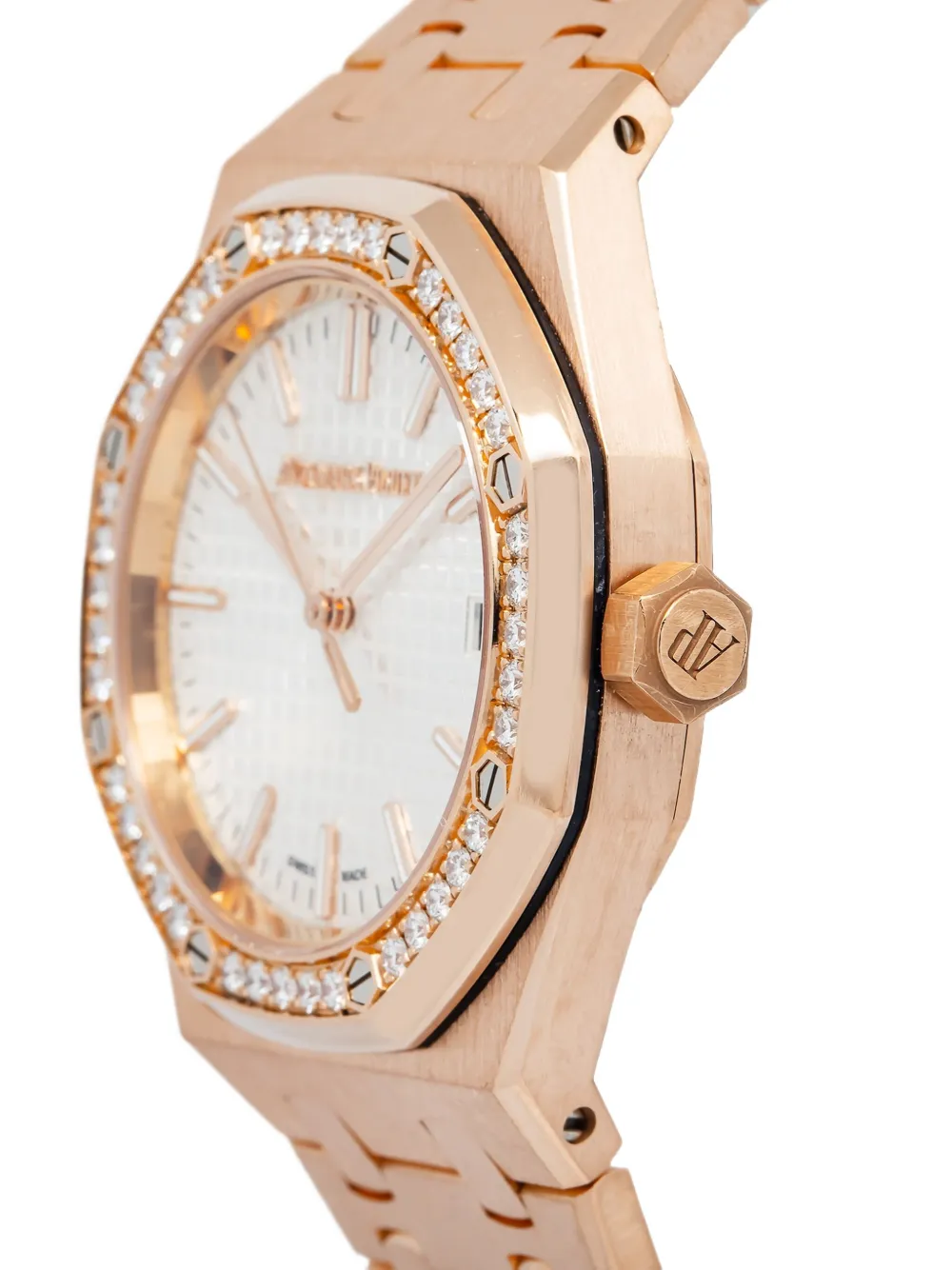 Pre-owned Audemars Piguet Pre Owned Royal Oak 37mm In White