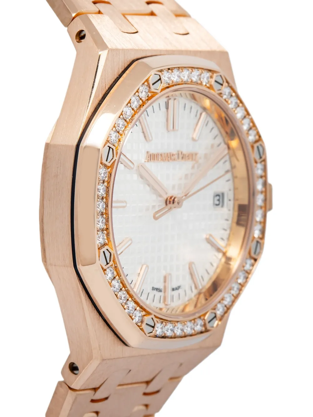 Pre-owned Audemars Piguet Pre Owned Royal Oak 37mm In White