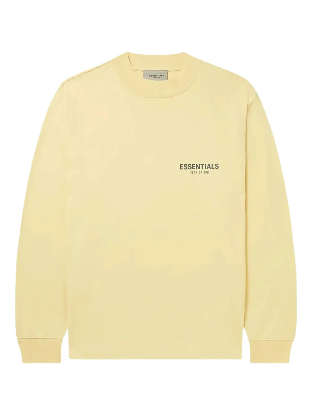FEAR OF GOD ESSENTIALS sudadera con logo | amarillo | Image 1