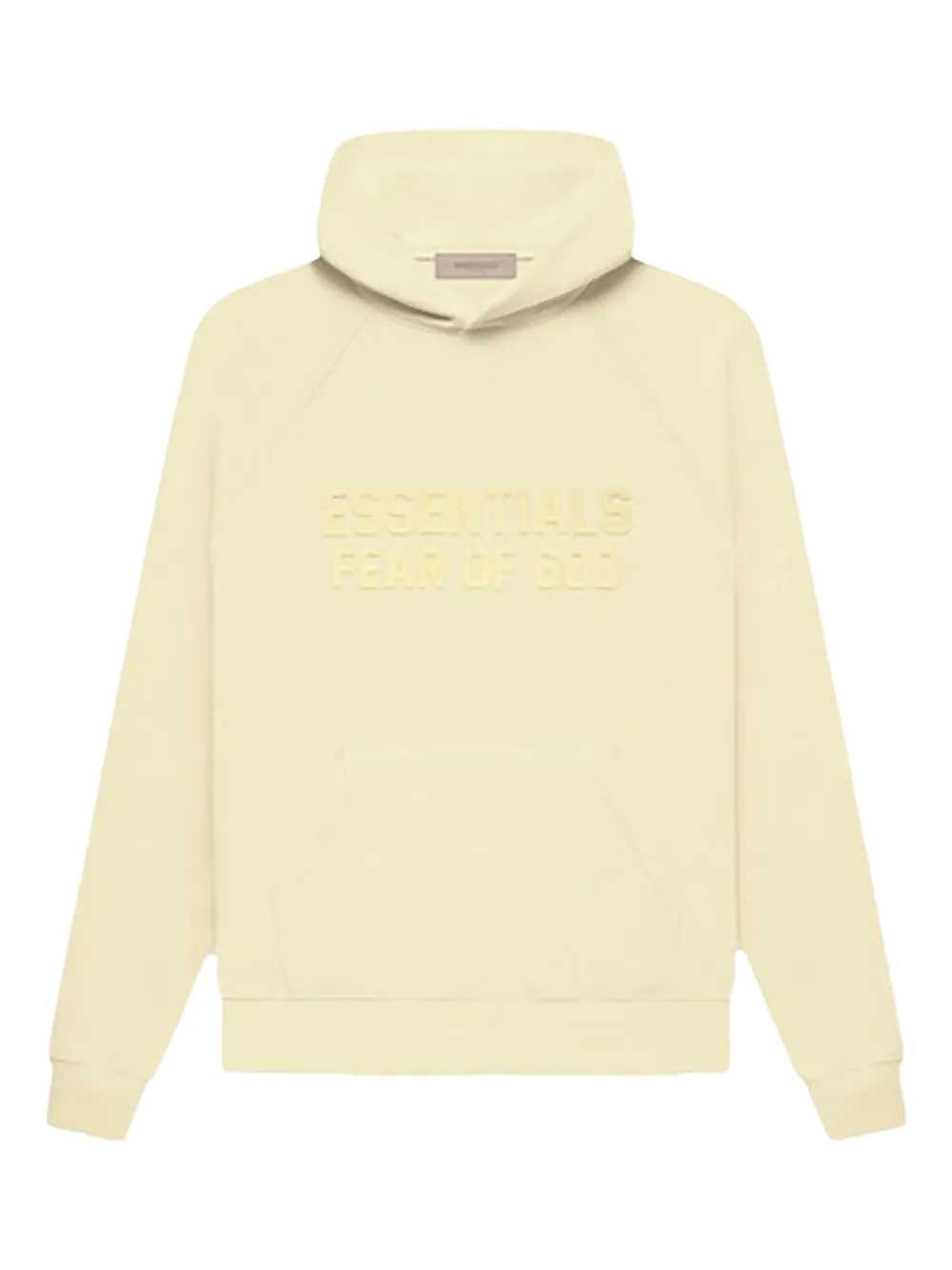 FEAR OF GOD ESSENTIALS logo-detail hoodie | Yellow | Image 1