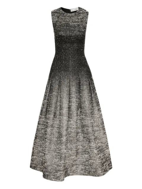 Oscar de la Renta lurex jacquard dress