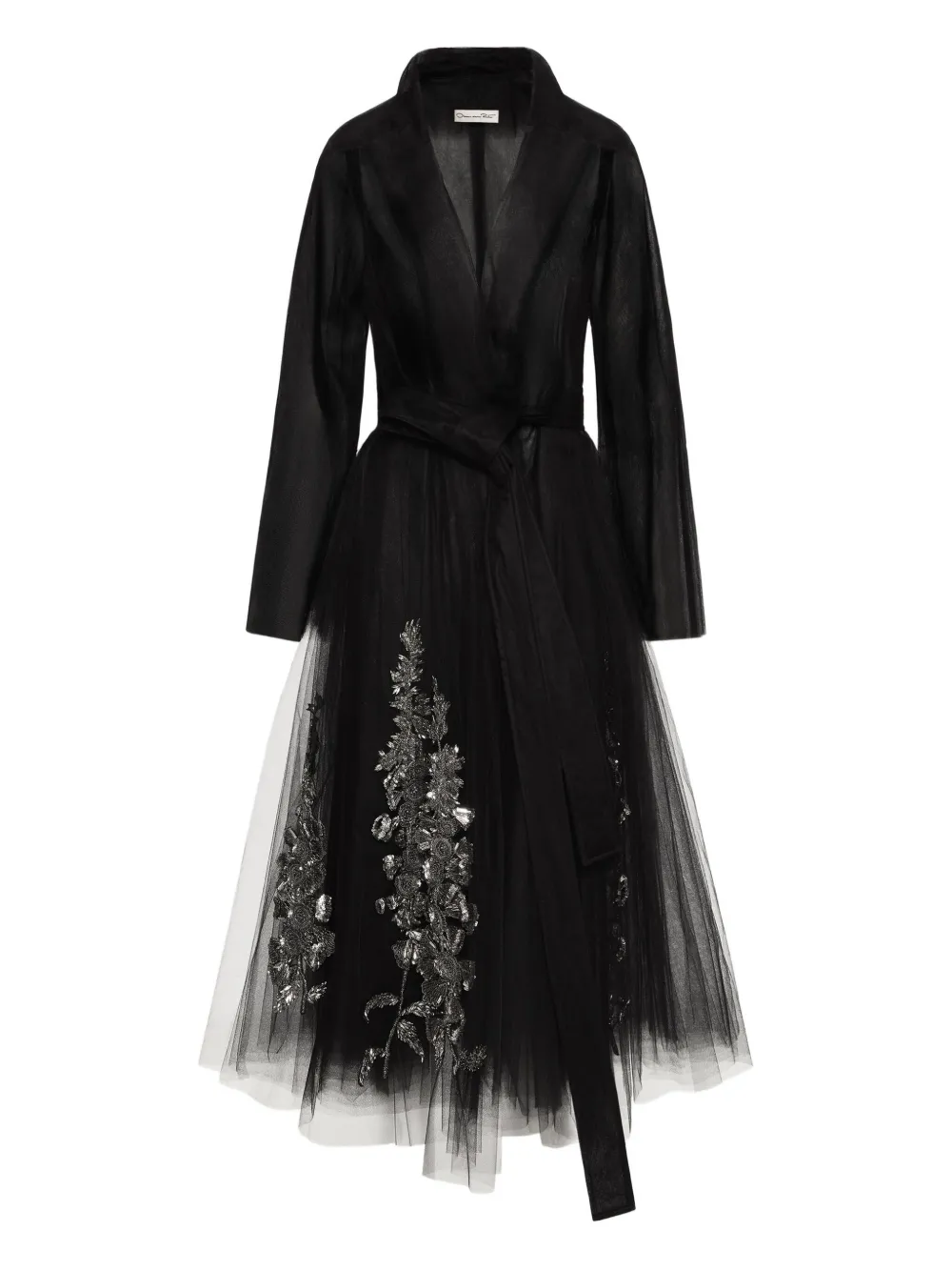 Oscar de la Renta Cappotto Foxglove - Nero