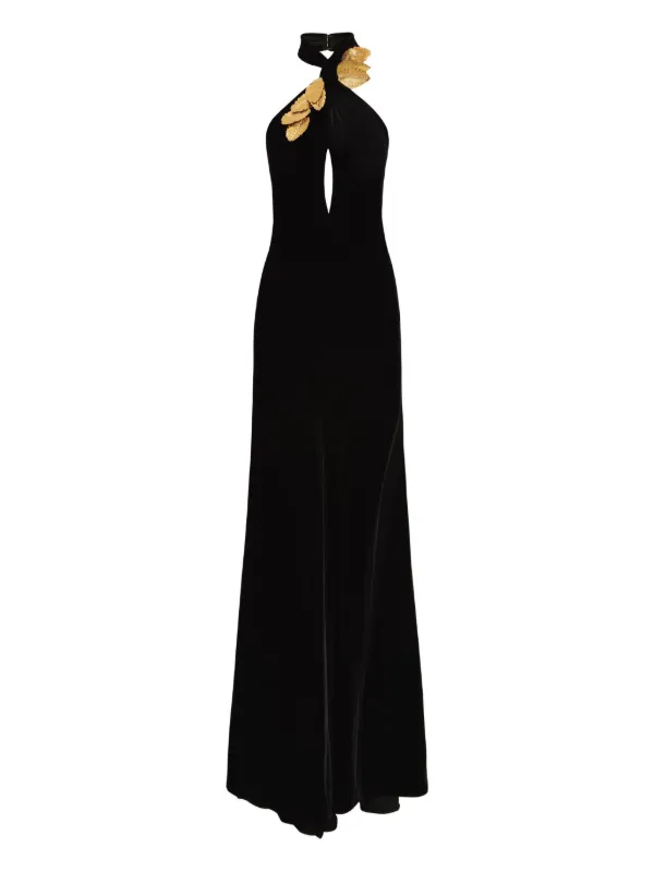 oscar de la renta dress black Oscar De La Renta Wool Lace Satin Bow Dress sz 6 l Michael's Luxury  Consignment – Michael's Consignment NYC main image 1