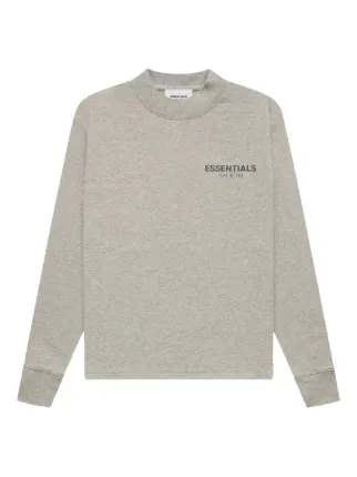 FEAR OF GOD ESSENTIALS mock-neck T-shirt | Grey | FARFETCH