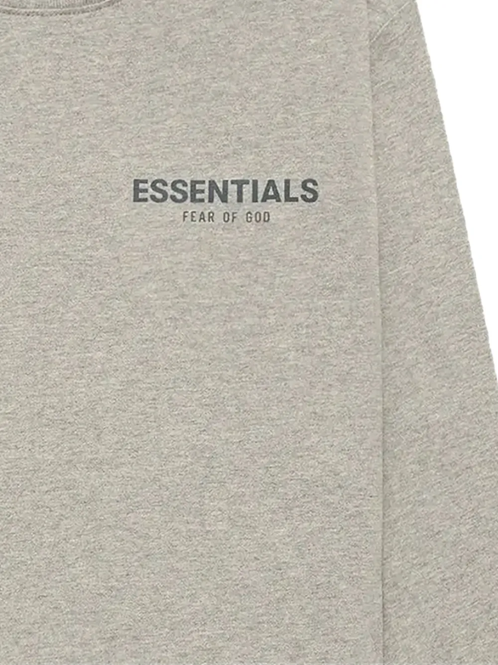 FEAR OF GOD ESSENTIALS mock-neck T-shirt - Grijs