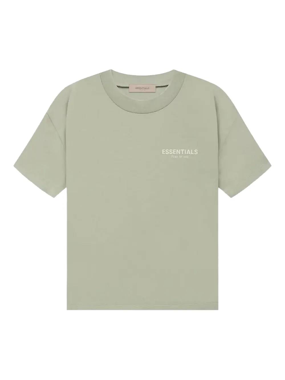 FEAR OF GOD ESSENTIALS playera con detalle del logo | verde | Image 1