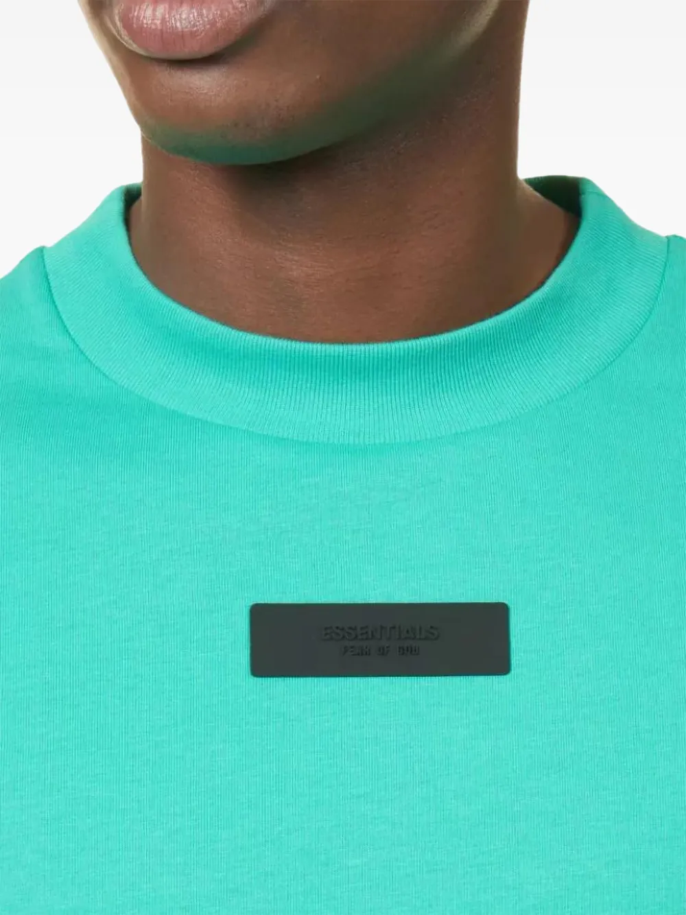 FEAR OF GOD ESSENTIALS T-shirt met logodetail - Groen
