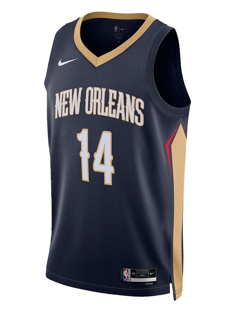 Nike Nba New Orleans Pelicans 'ingram 14' Swingman Jersey Tank Top In Blue