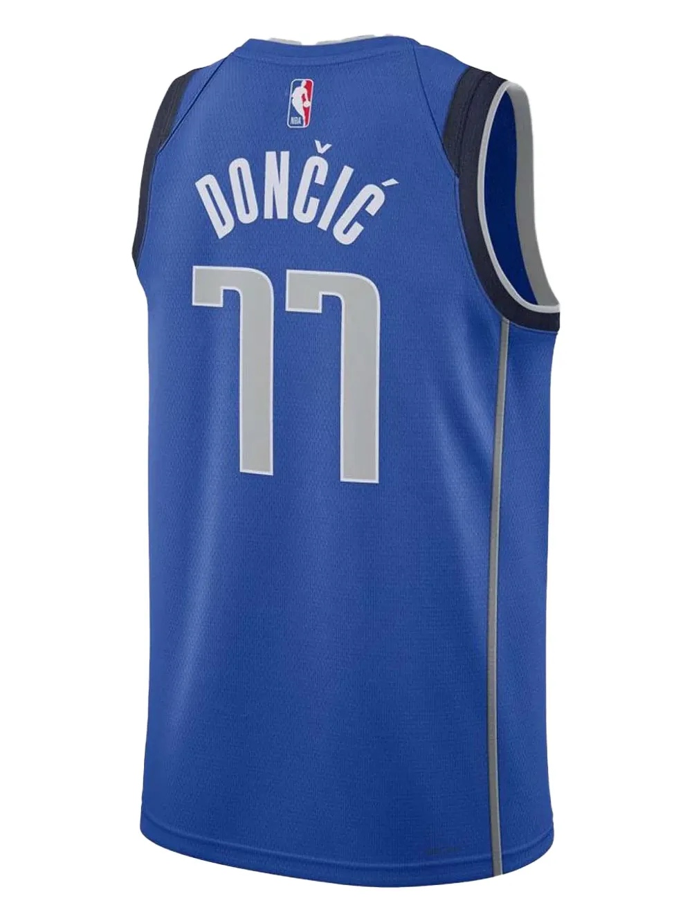 Nike Nba Mavericks 'doncic 77' 22/23 Icon Edition Swingman Jersey Tank Top In Blue