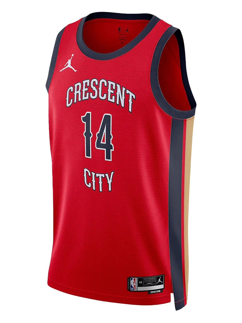 Nike New Orleans Pelicans Ingram Swingman Statement Edition Tank Top In Red
