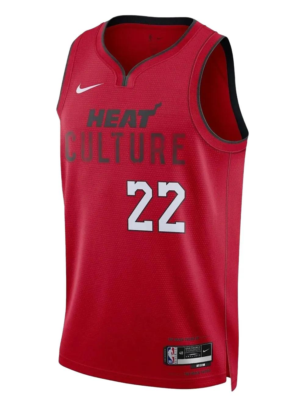 Nike NBA Heat 24/35 City Edition '22 Butler jersey | Red | Image 1