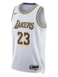 Nike LeBron James Los Angeles Lakers 2022/23 Association Edition tank top - White