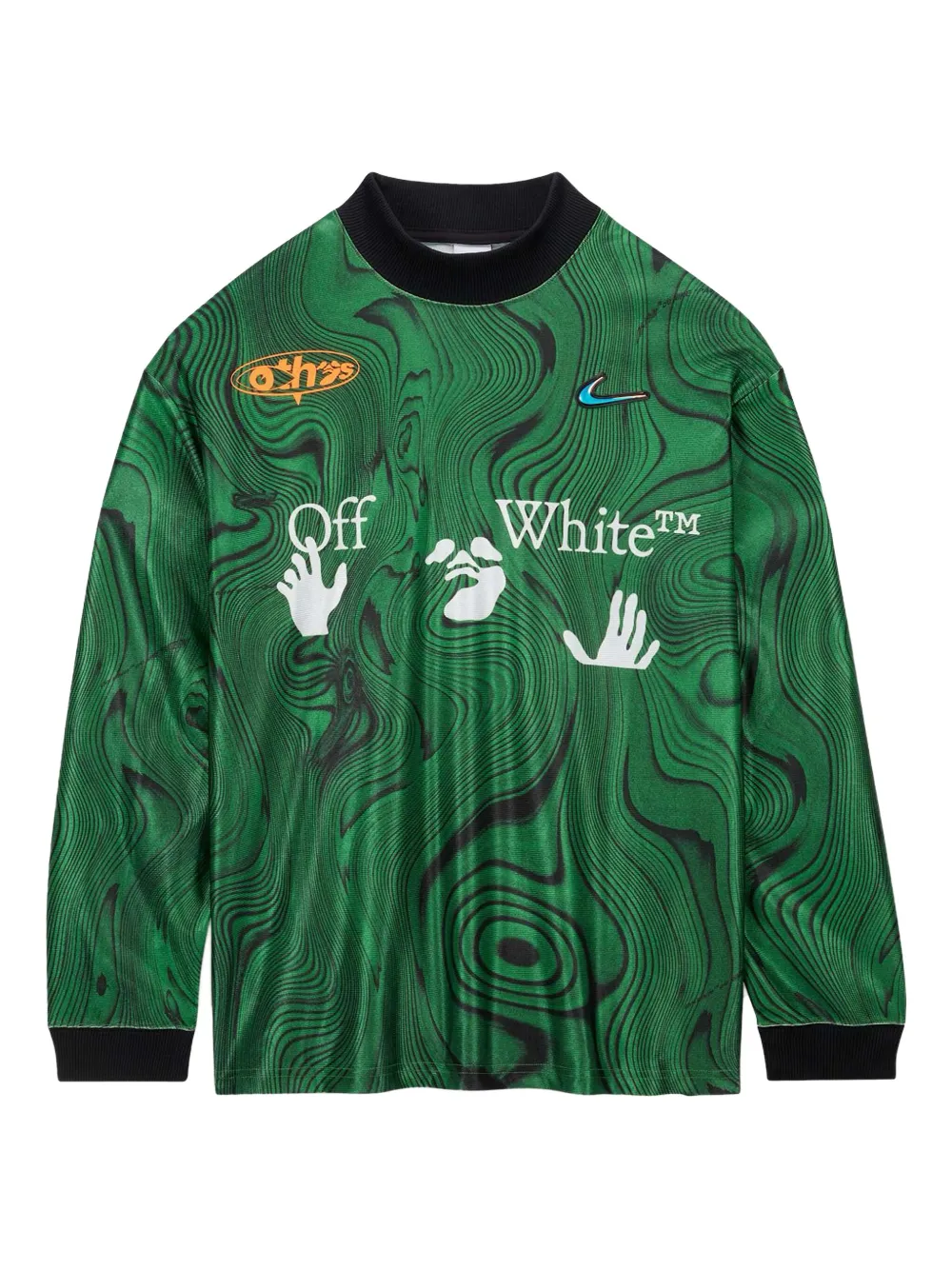 Nike x Off-White all-over printed jersey | Green | Image 1