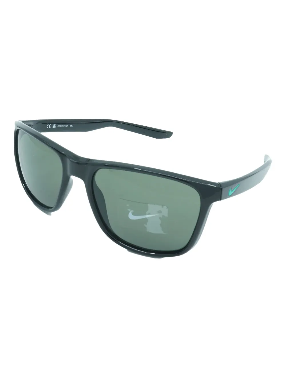 Nike Essential Endeavour Rectangle-frame Sunglasses In Green