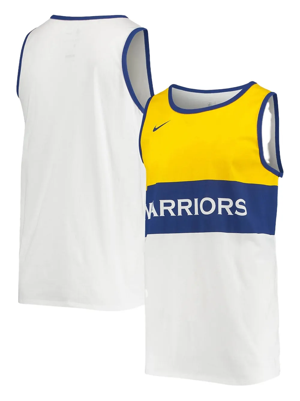 Nike Golden State Warriors Tank Top In Yellow
