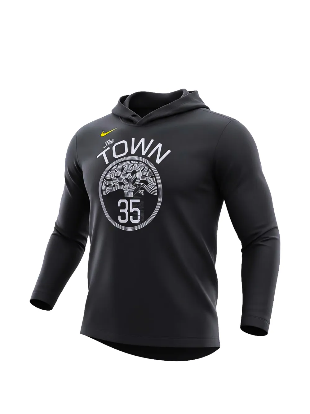 Nike x NBA Golden State Warriors The Town Stephen Curry hoodie Zwart